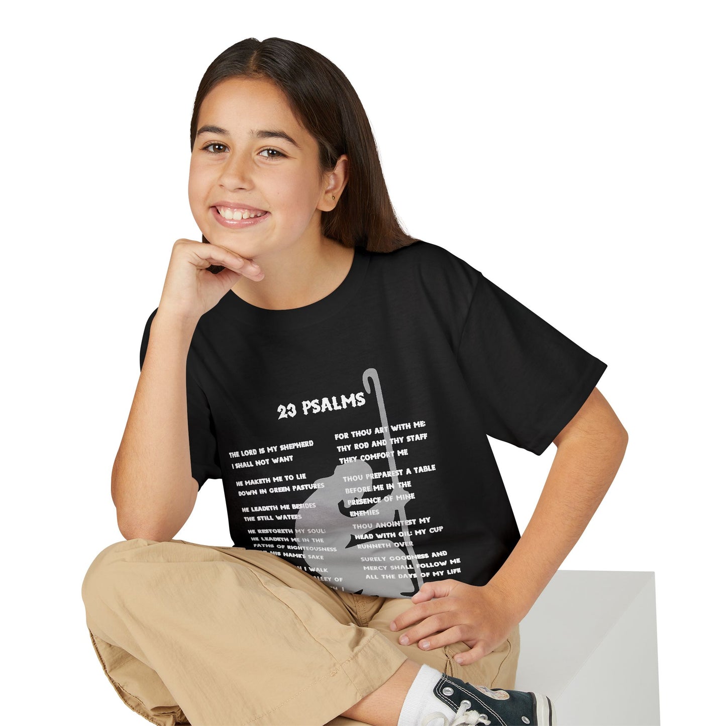 23 Psalms Youth T-shirt - White