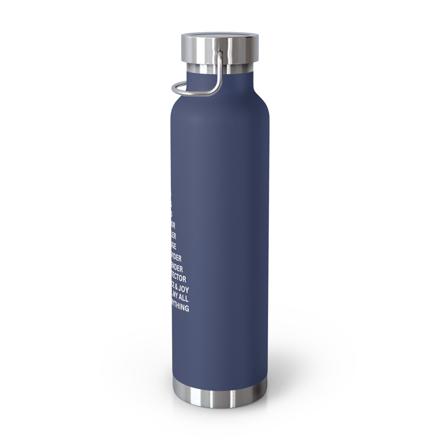 Christian JESUS IS 22oz Insulated Water Bottle - White