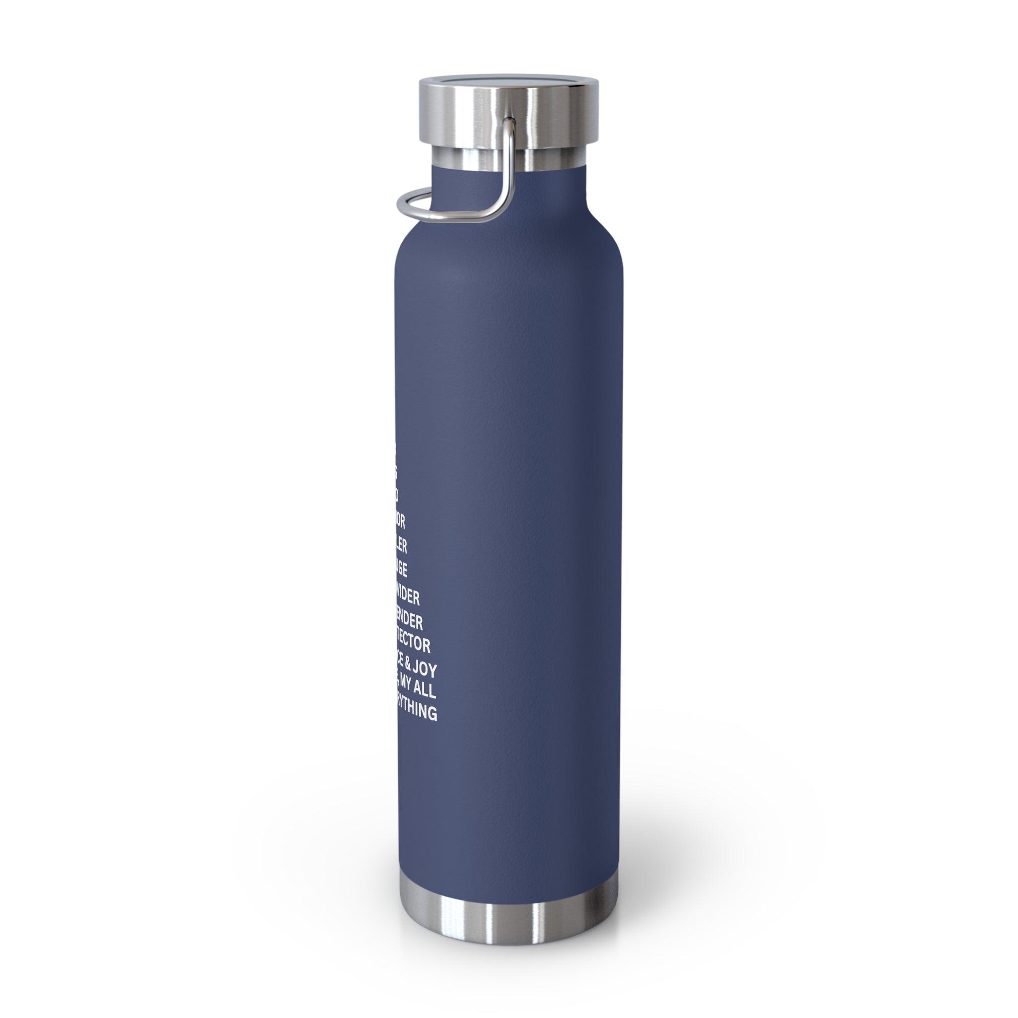 Christian JESUS IS 22oz Insulated Water Bottle - White