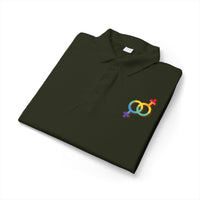 Female Rainbow Symbols Polo Shirt
