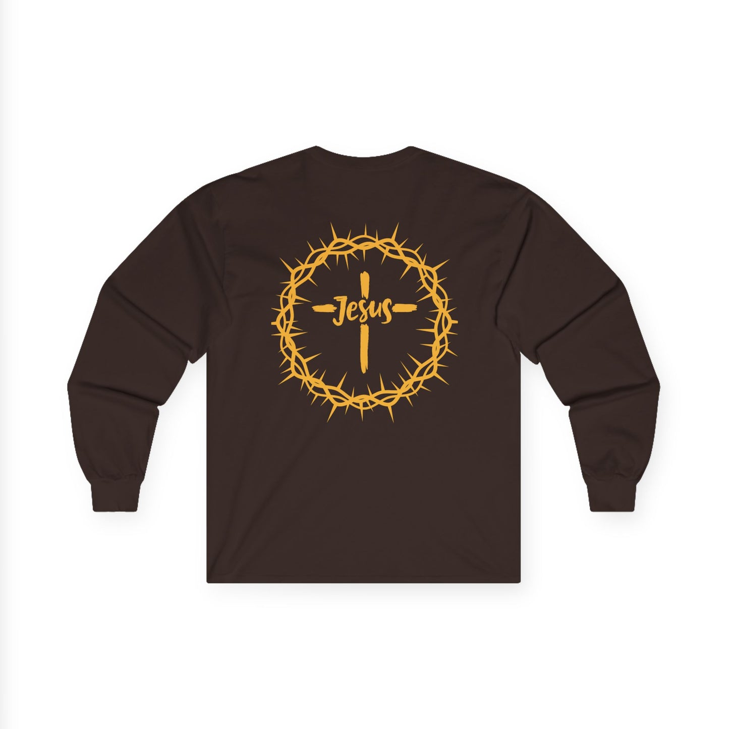 Jesus Crown of Thorns Long Sleeve Tee