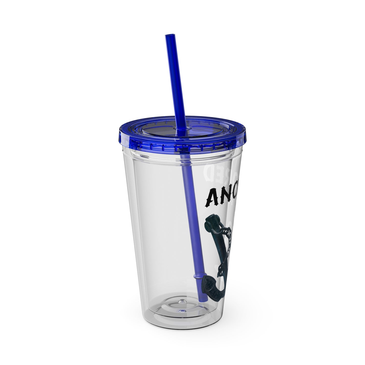 Anchored in the Lord 16oz Tumbler with Straw
