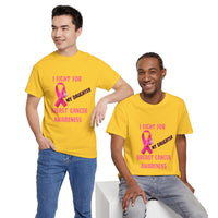 I Fight For My Daughter Pink Ribbon Shirt