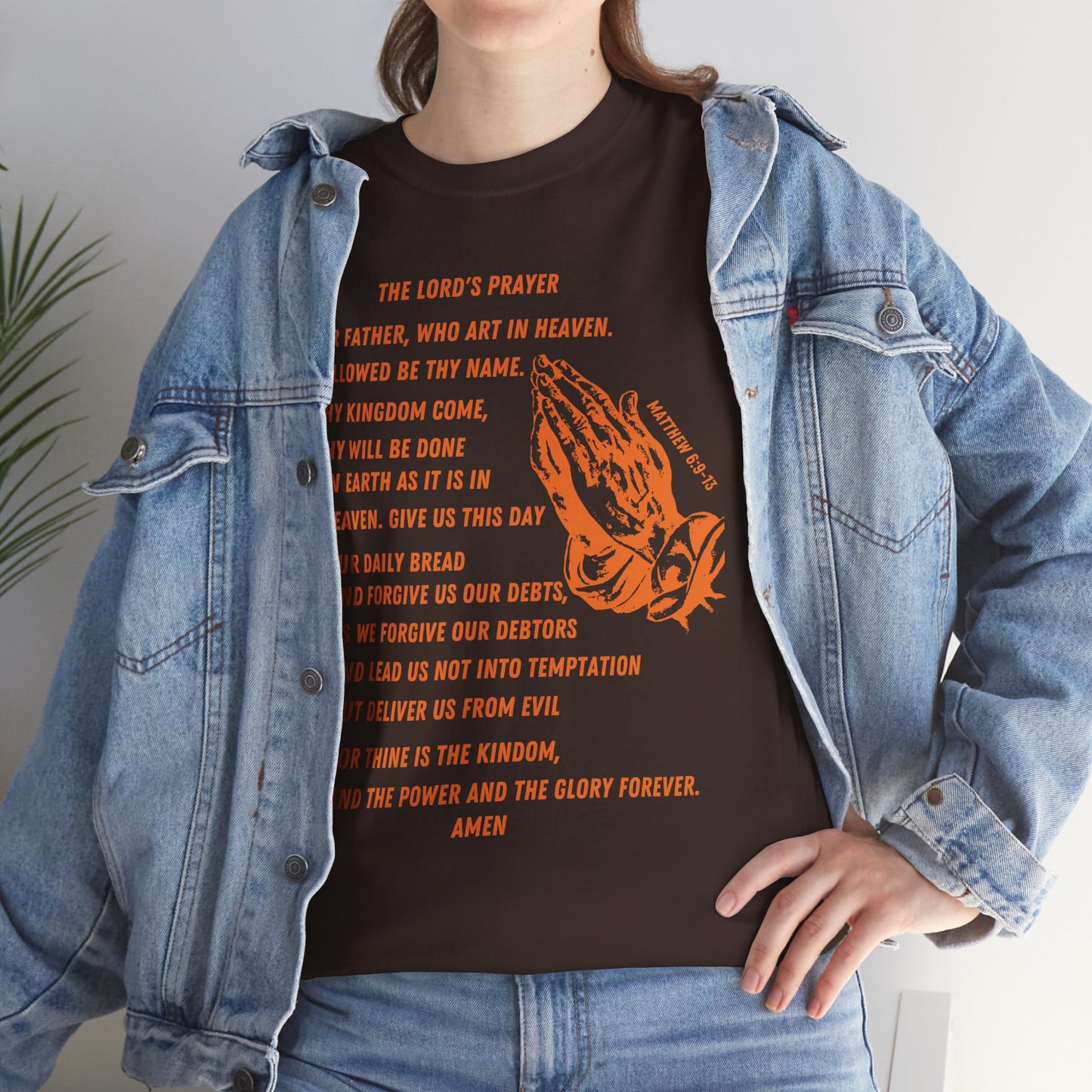 The Lord’s Prayer T-Shirt - Orange