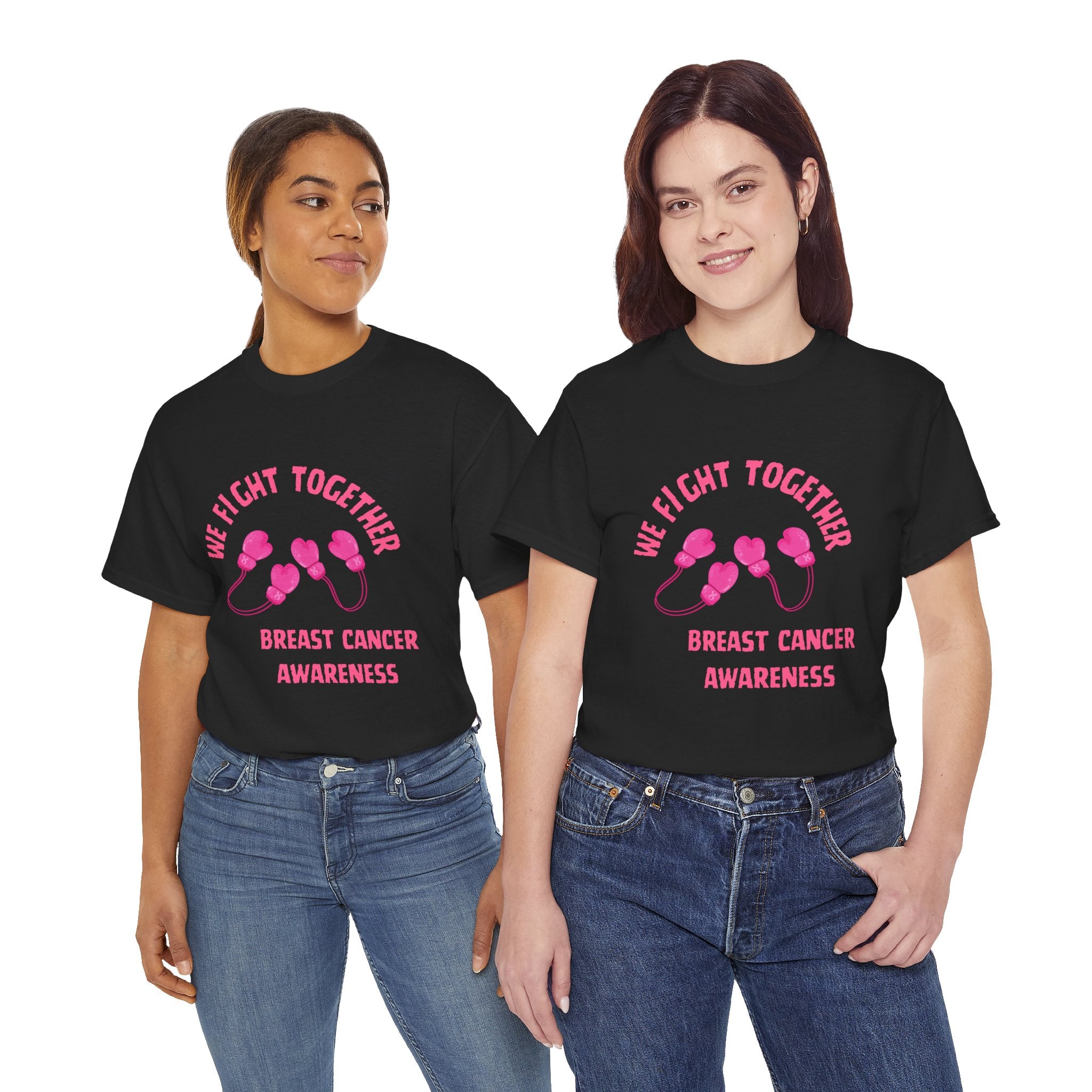 Breast Cancer Awareness Tee — We Fight Together Gloves