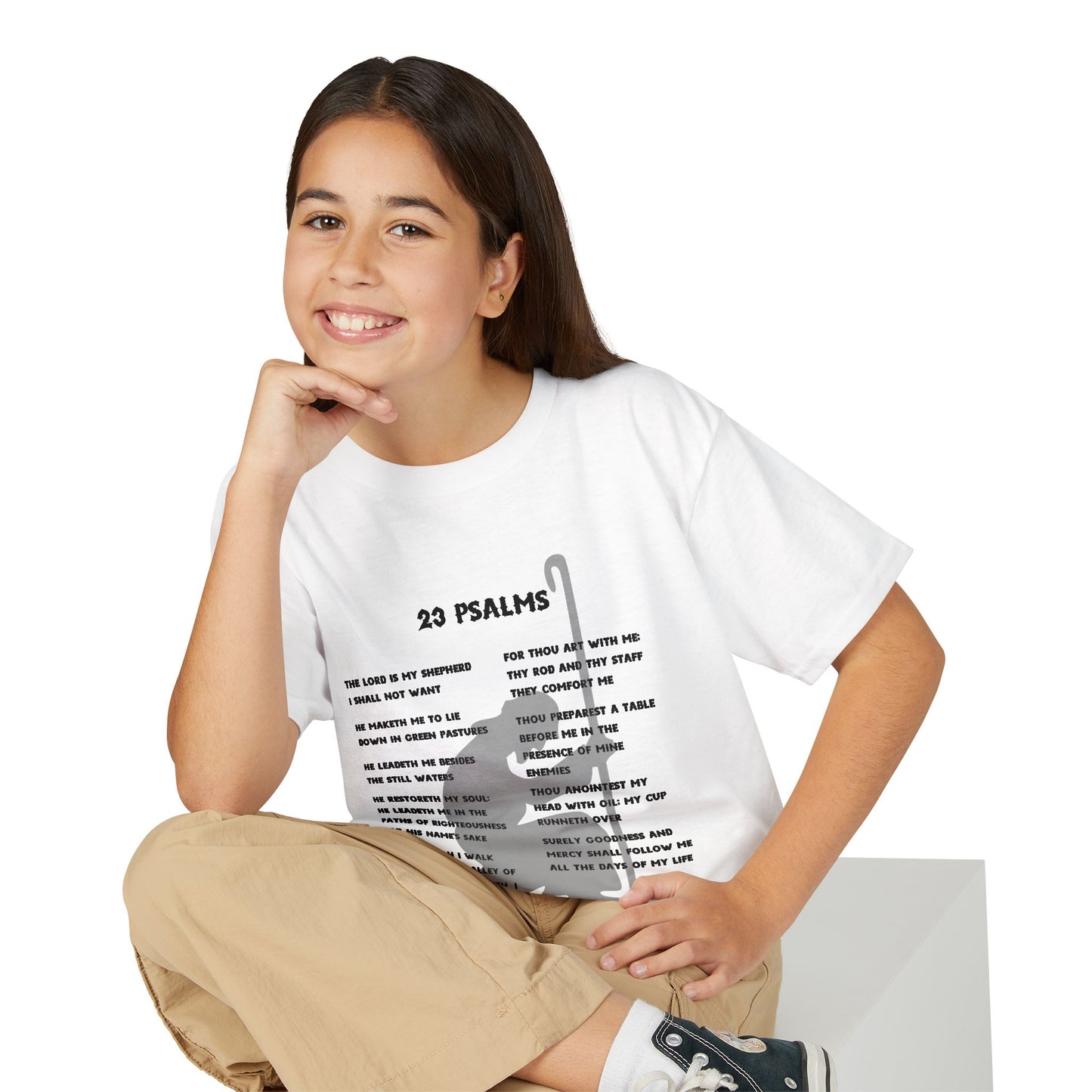 23 Psalms Youth T-shirt - Black