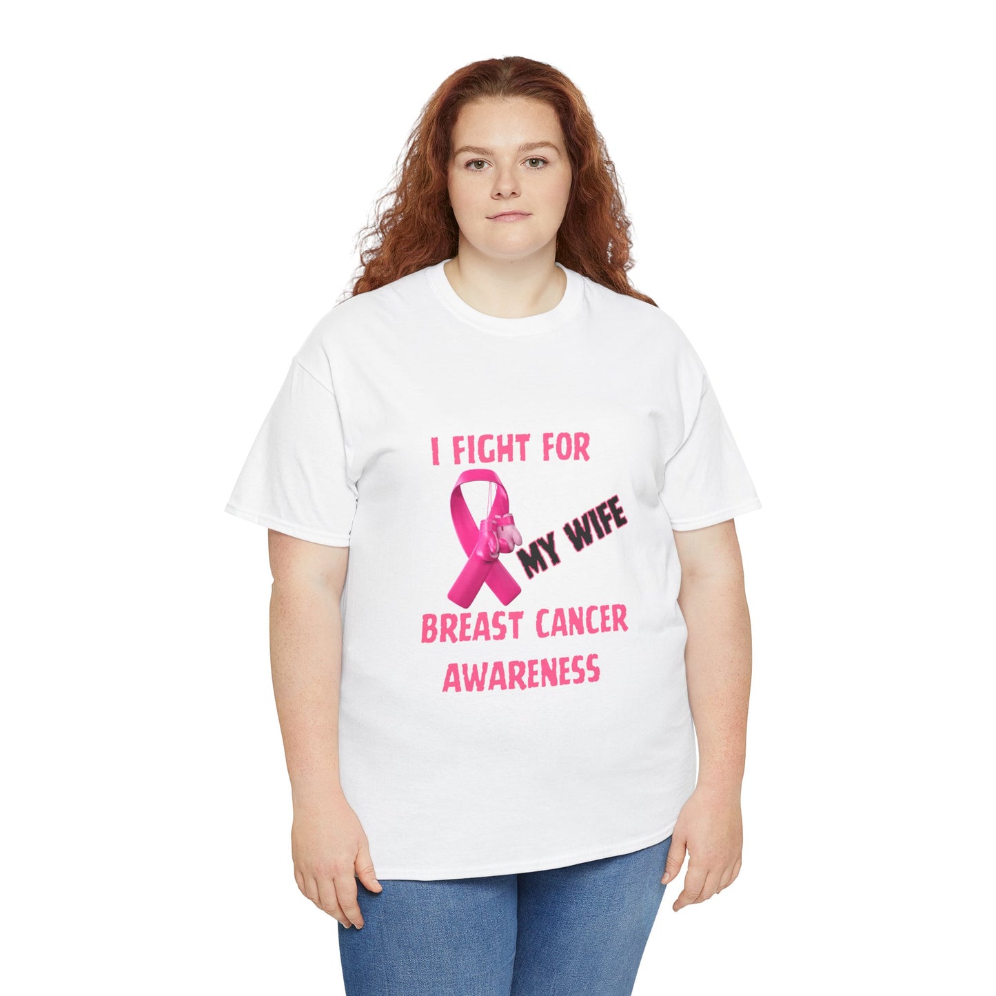 I Fight for My Wife Pink Ribbon T-Shirt
