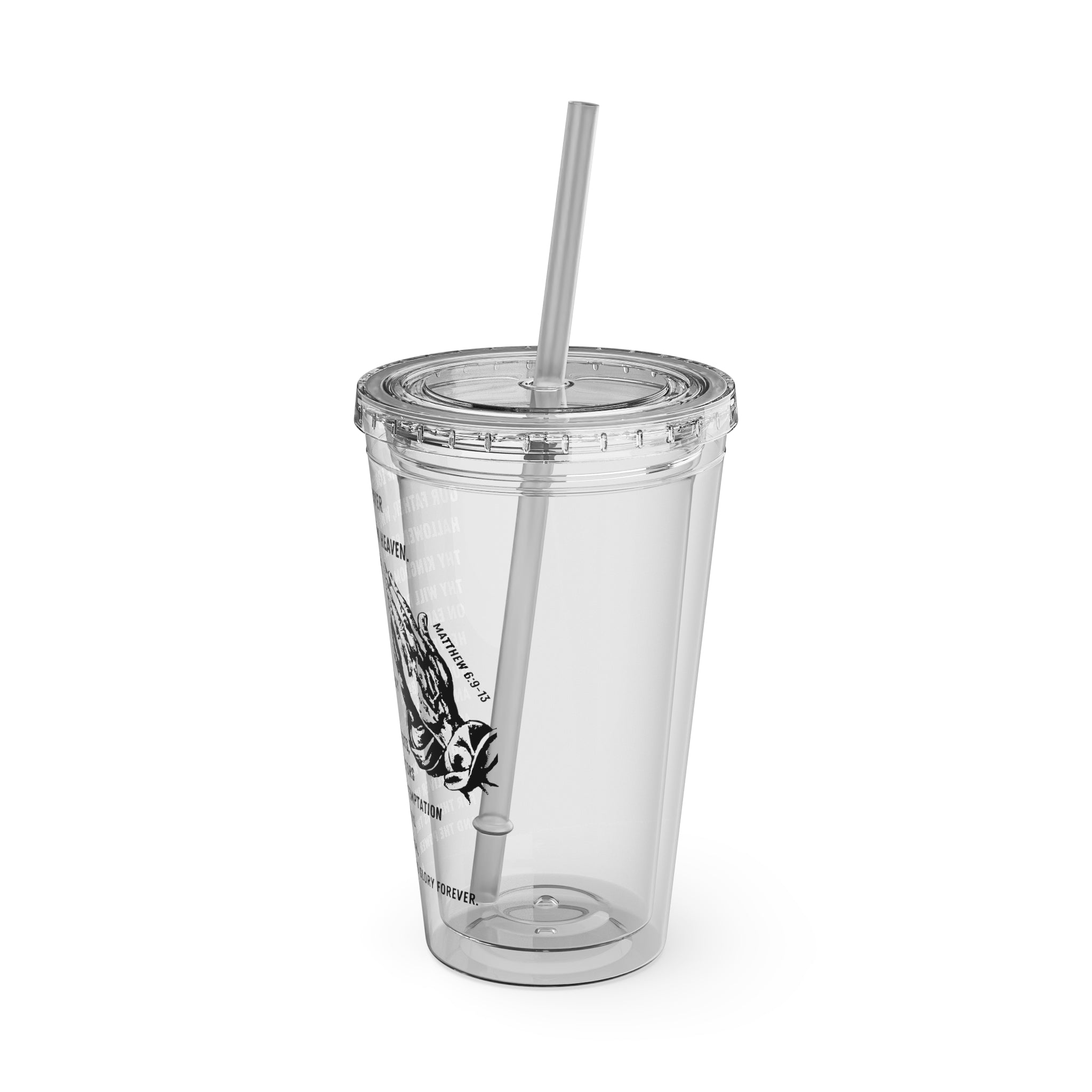 The Lord's Prayer 16oz Tumbler with Straw