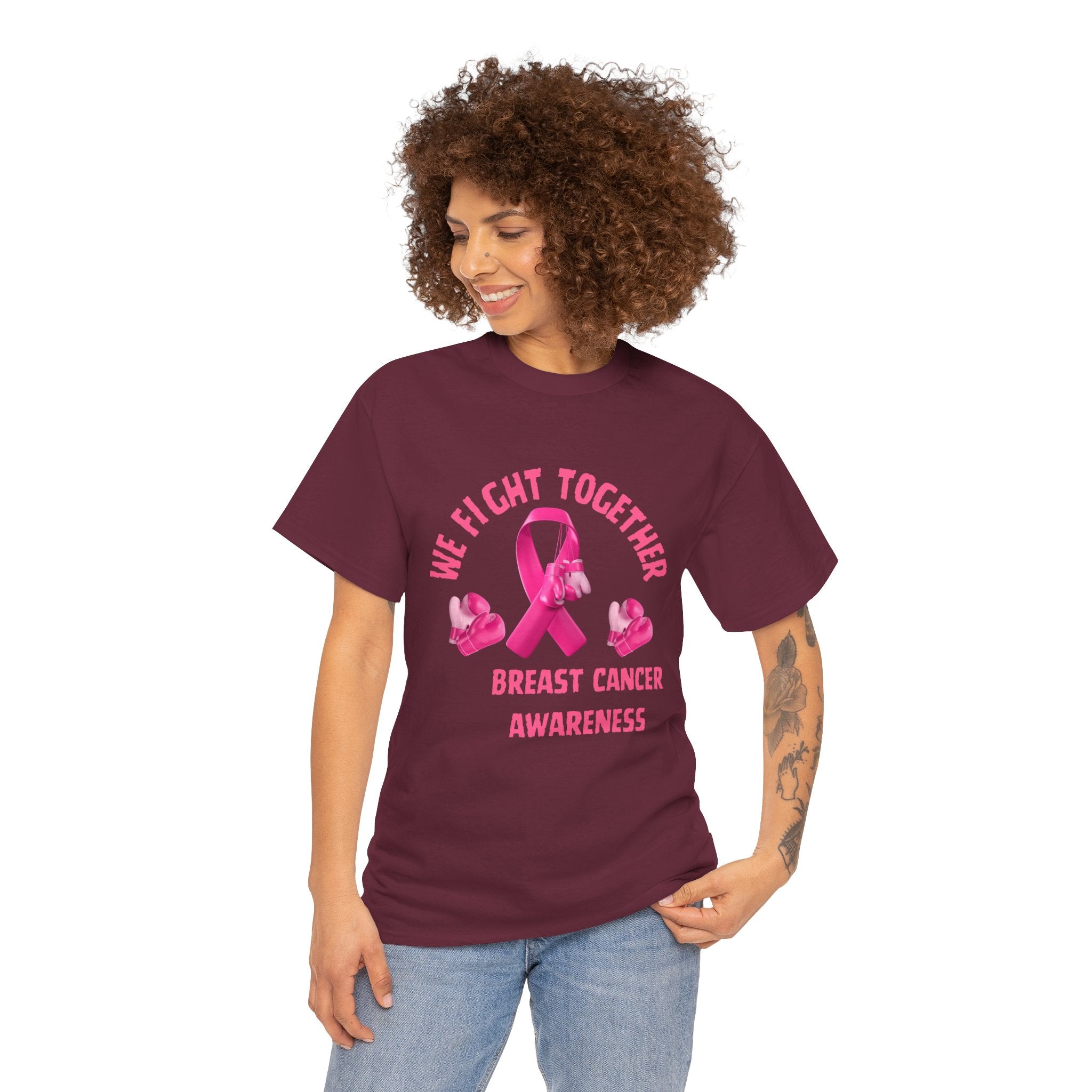 We Fight Together Breast Cancer Awareness Tee