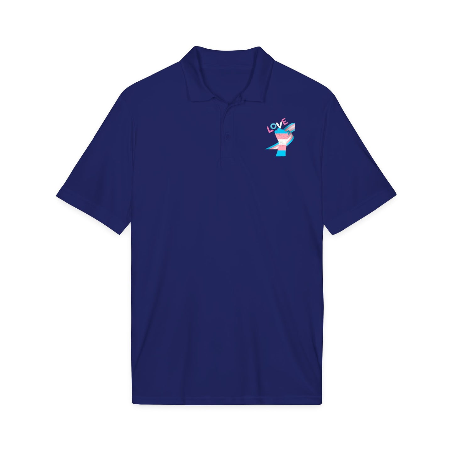 Trans Pride Fist Love Polo