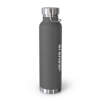 Christian JESUS IS 22oz Insulated Water Bottle - White