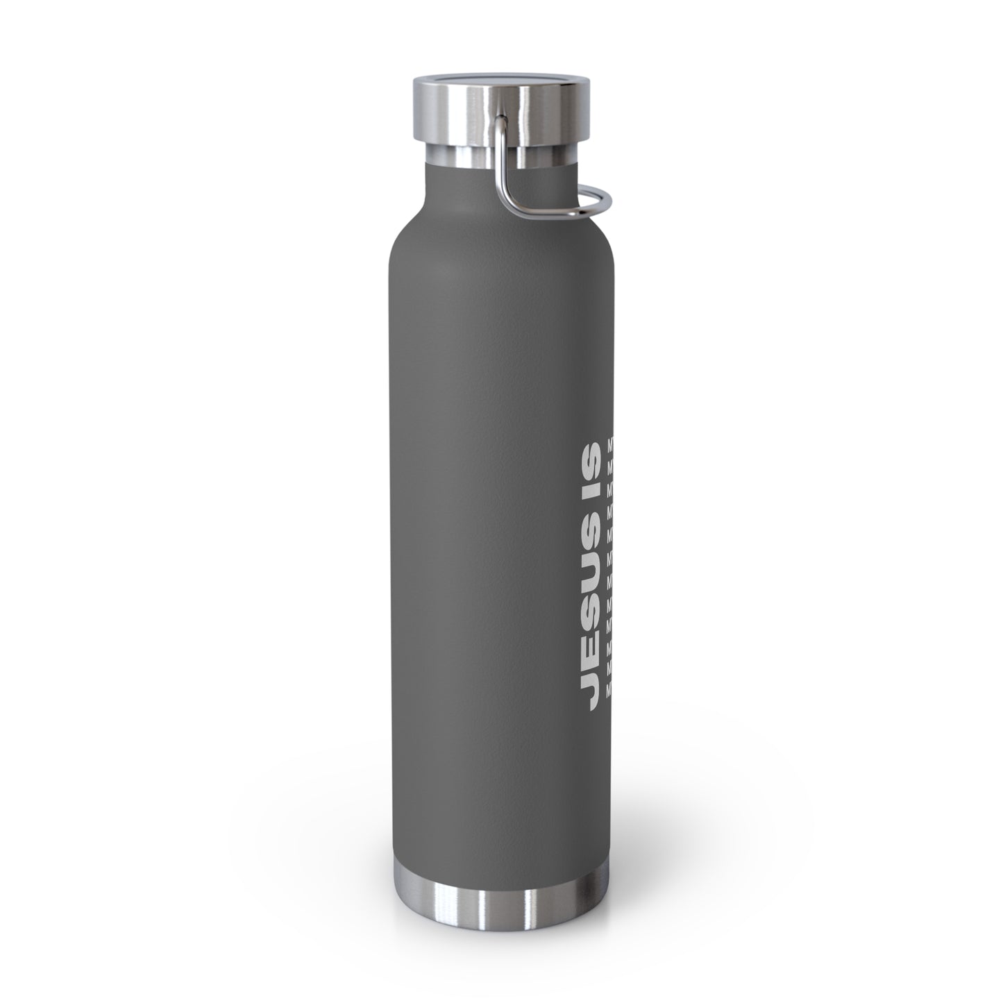 Christian JESUS IS 22oz Insulated Water Bottle - White
