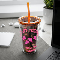 "We Fight Together" 16oz Tumbler with Straw Cup