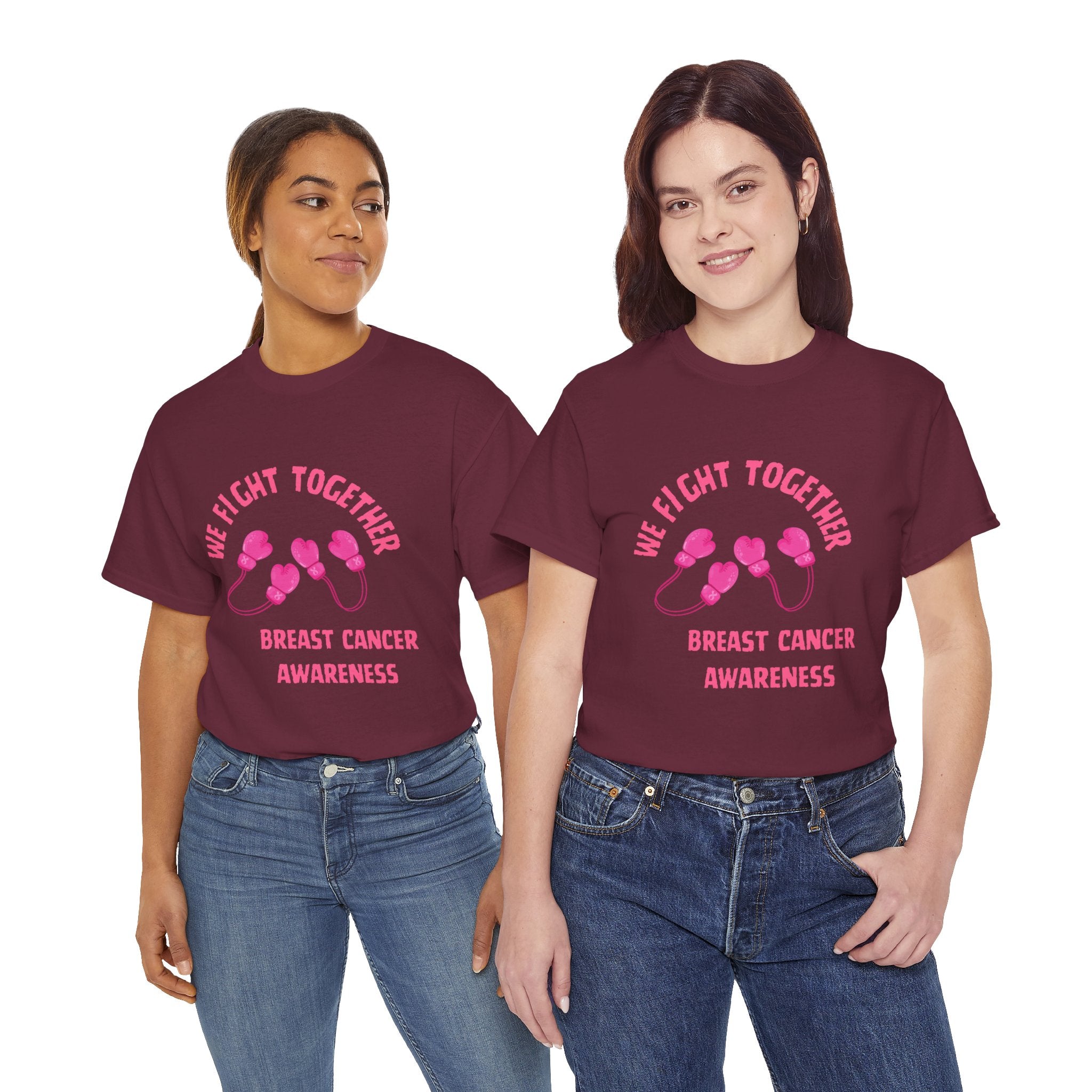 Breast Cancer Awareness Tee — We Fight Together Gloves