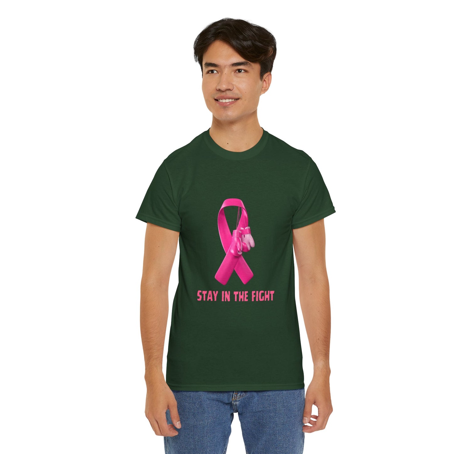 Stay in the Fight Pink Ribbon T-Shirt