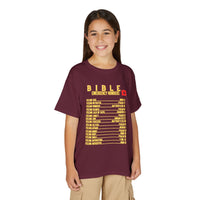 Bible Emergency Numbers Youth T-Shirt — Yellow
