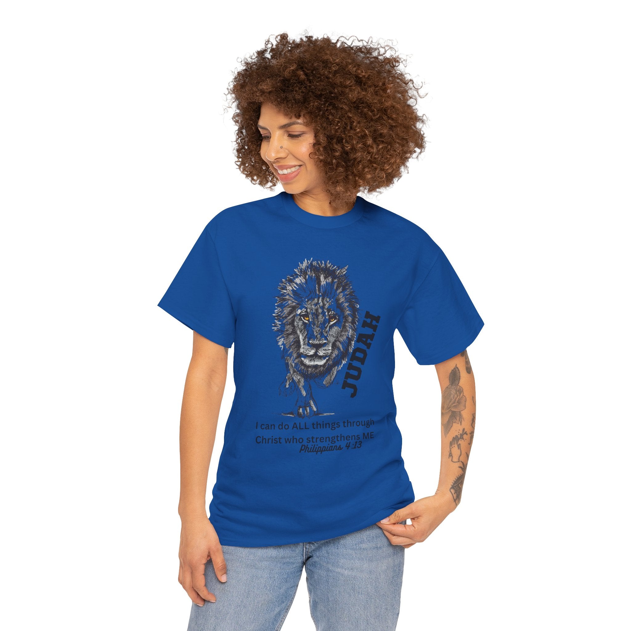 Lion of Judah – ‘I Can Do All Things’ Philippians 4:13 Tee