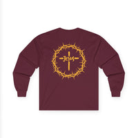 Jesus Crown of Thorns Long Sleeve Tee