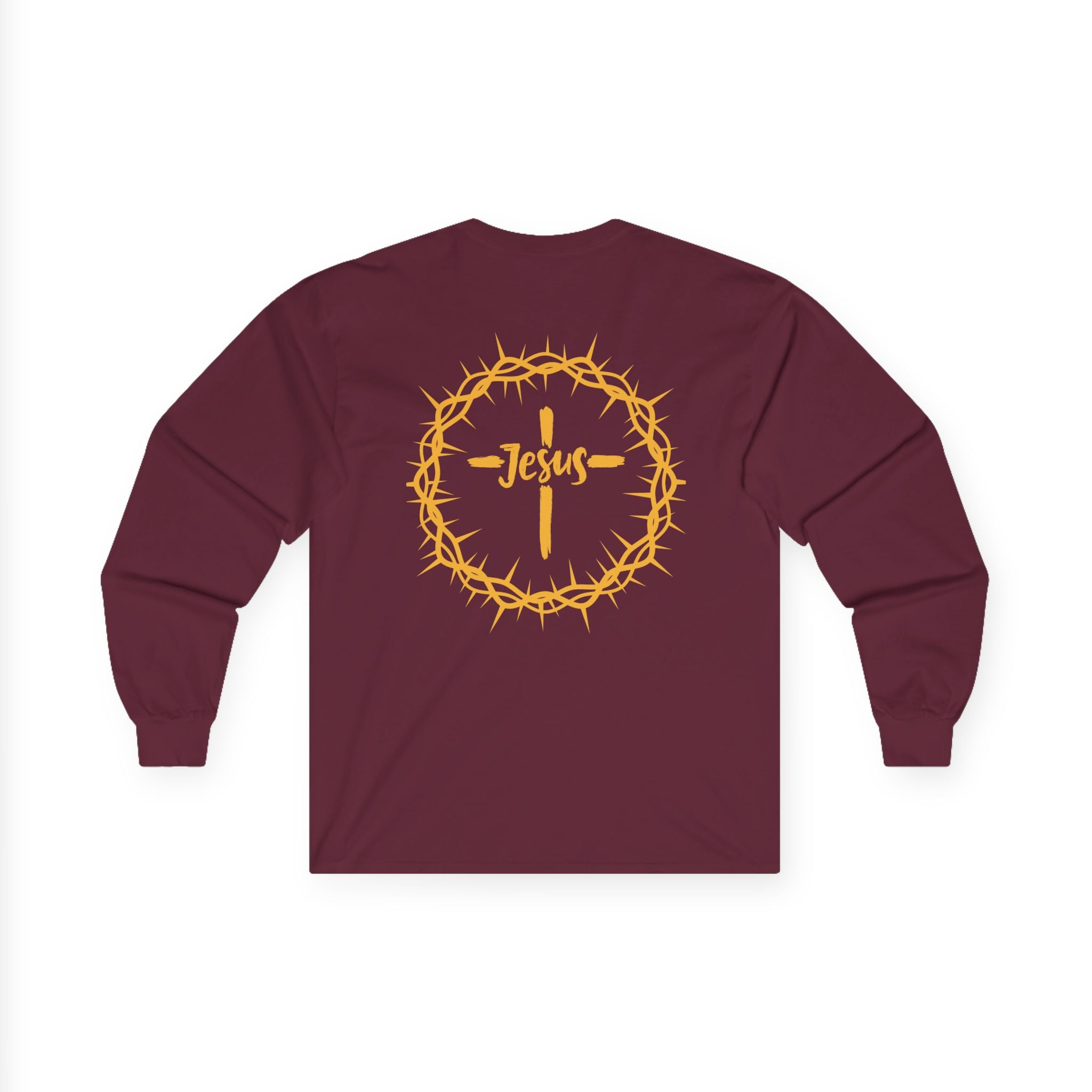 Jesus Crown of Thorns Long Sleeve Tee