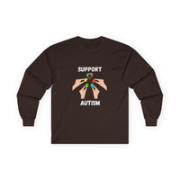 Puzzle Piece Hands Awareness Shirt - White