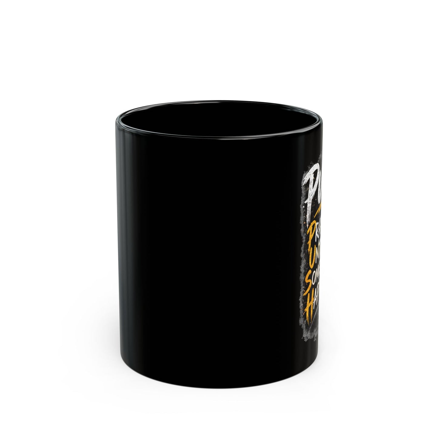 Push Black Coffee Mug — (11oz & 15oz)