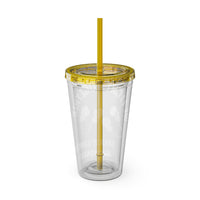 "We Fight Together" 16oz Tumbler with Straw Cup