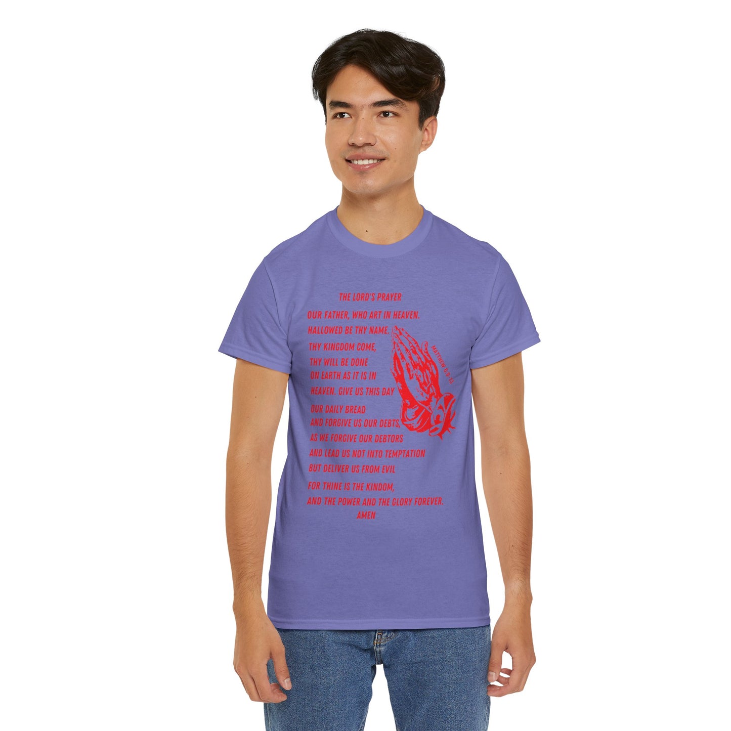 The Lord's Prayer T-Shirt - Red