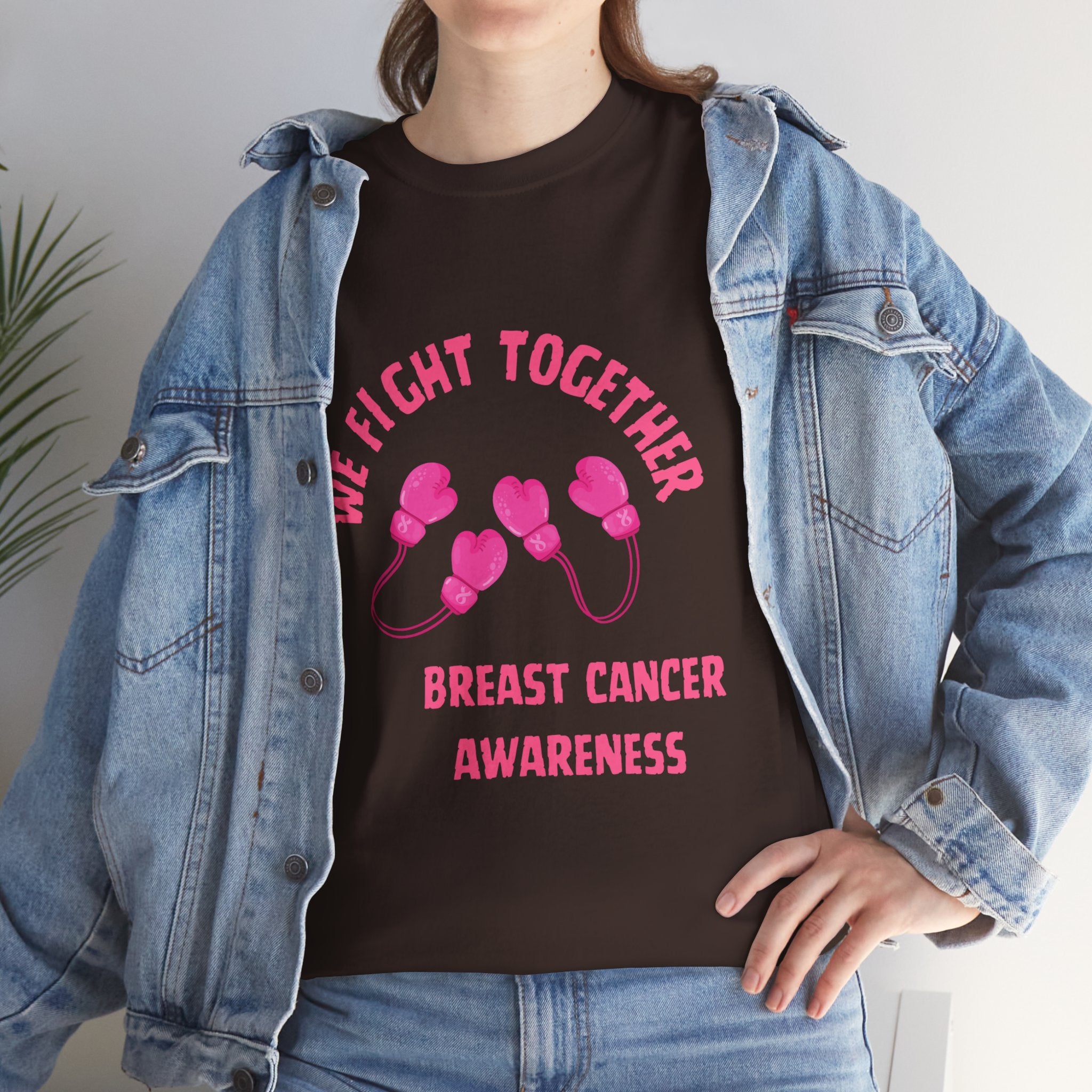 Breast Cancer Awareness Tee — We Fight Together Gloves