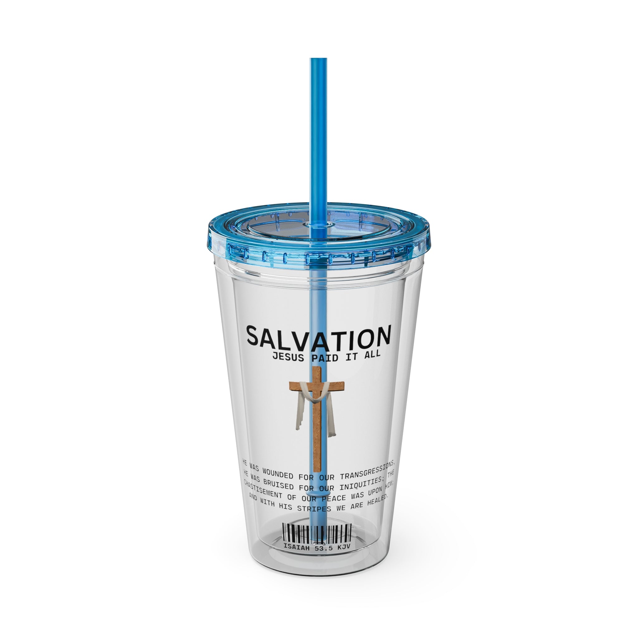 Salvation - Jesus Paid 16oz Tumbler with Straw