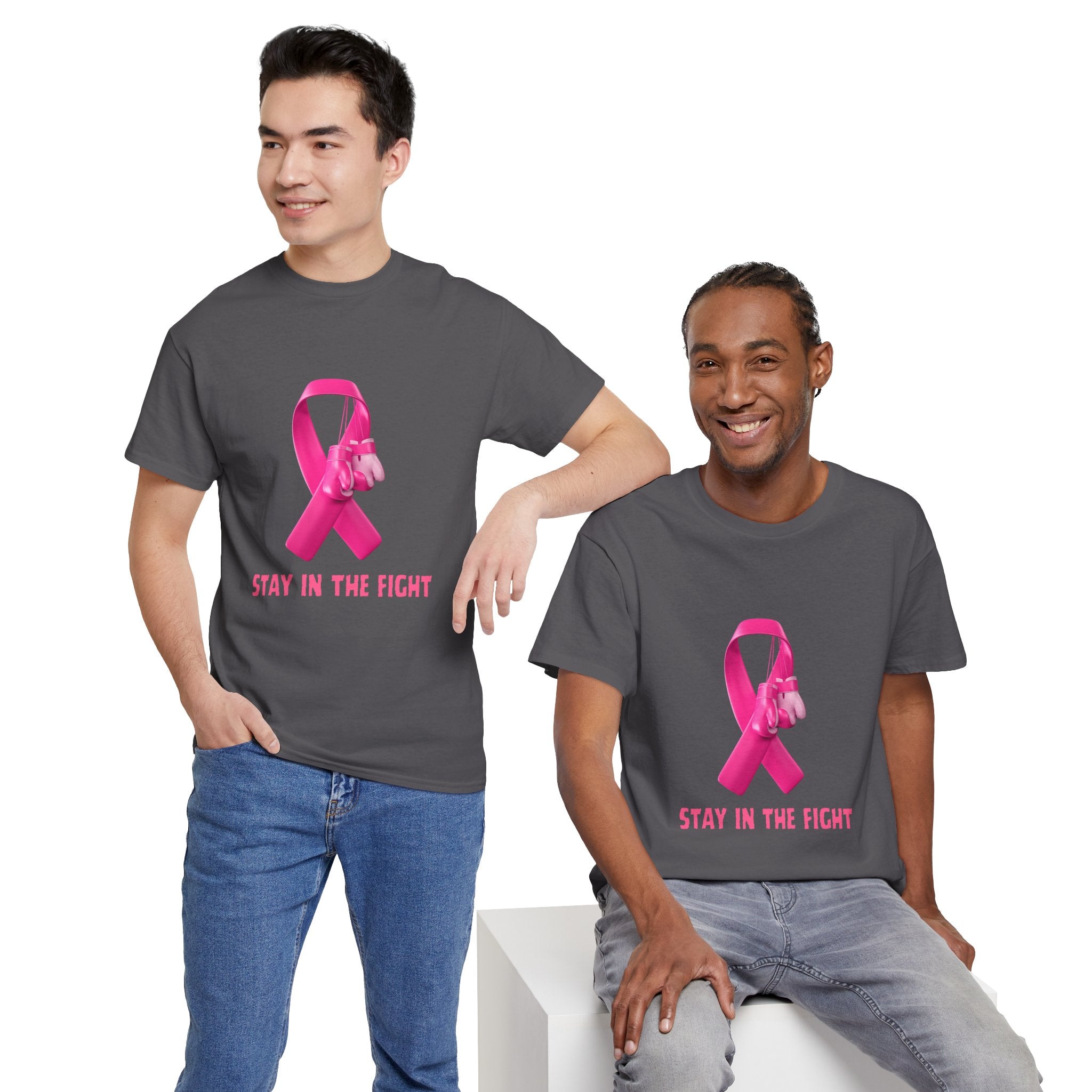 Stay in the Fight Pink Ribbon T-Shirt