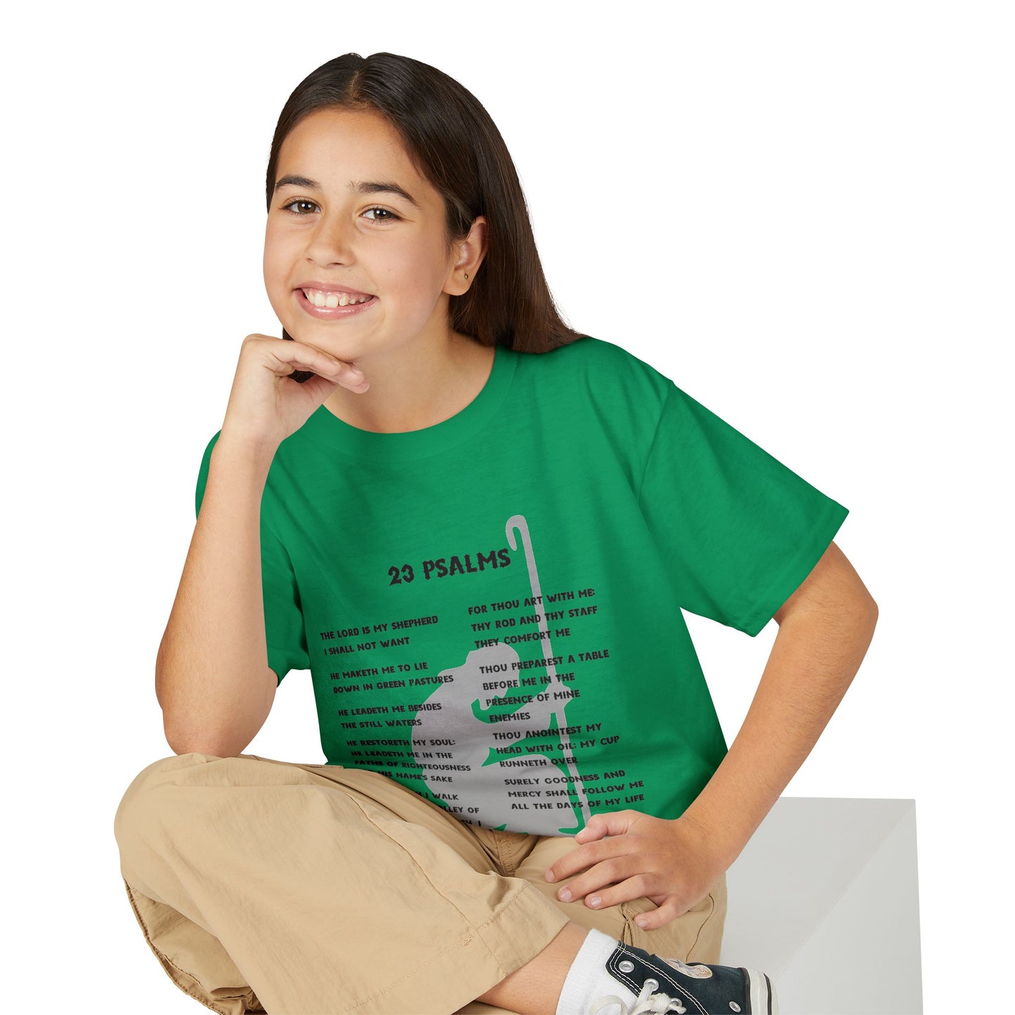 23 Psalms Youth T-shirt - Black