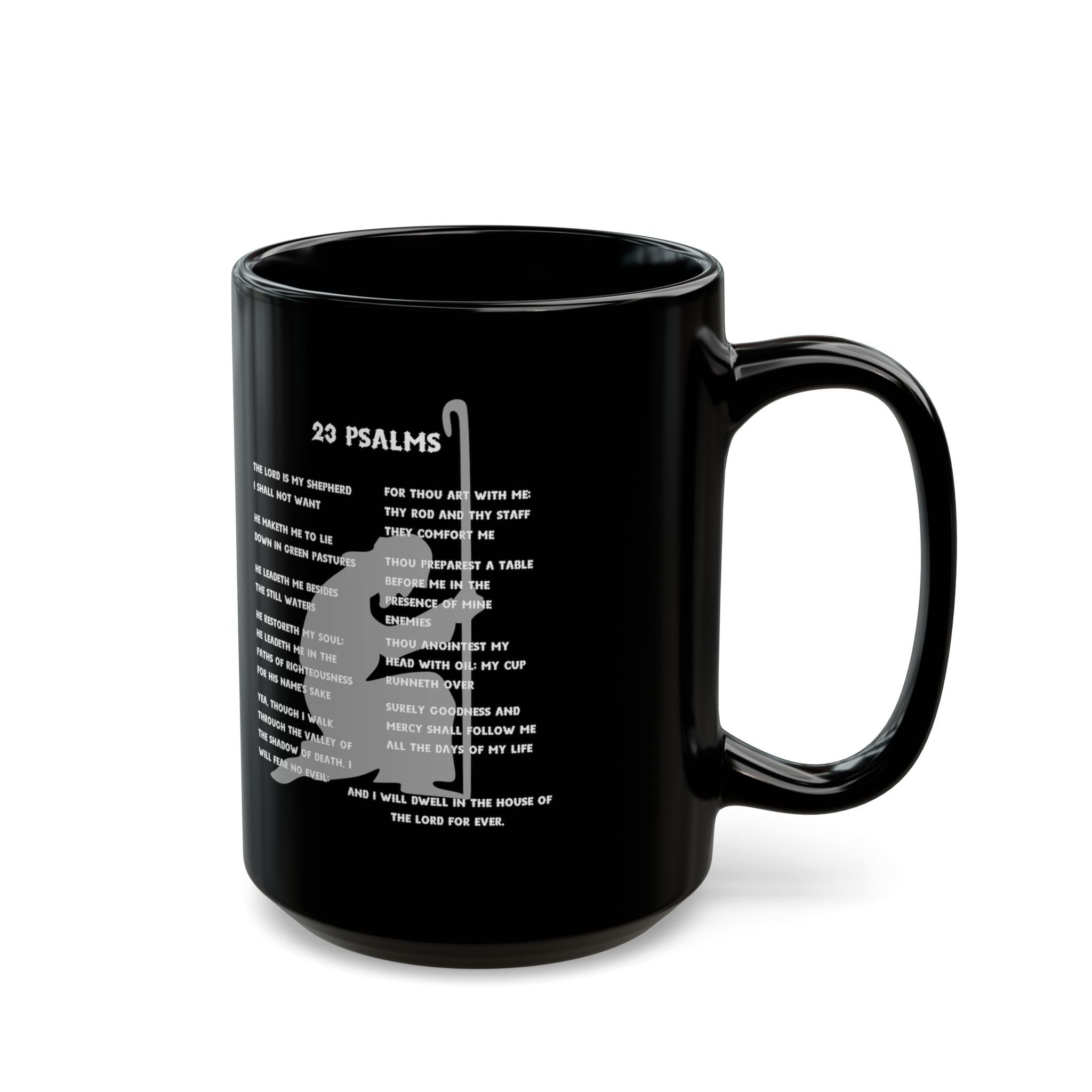 23 Psalms Black Coffee Mug — (11oz/15oz)