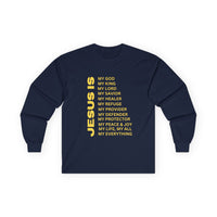 Christian JESUS IS Long Sleeve - Gold