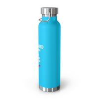 "Anchored in the Lord" 22oz Insulated Water Bottle — White