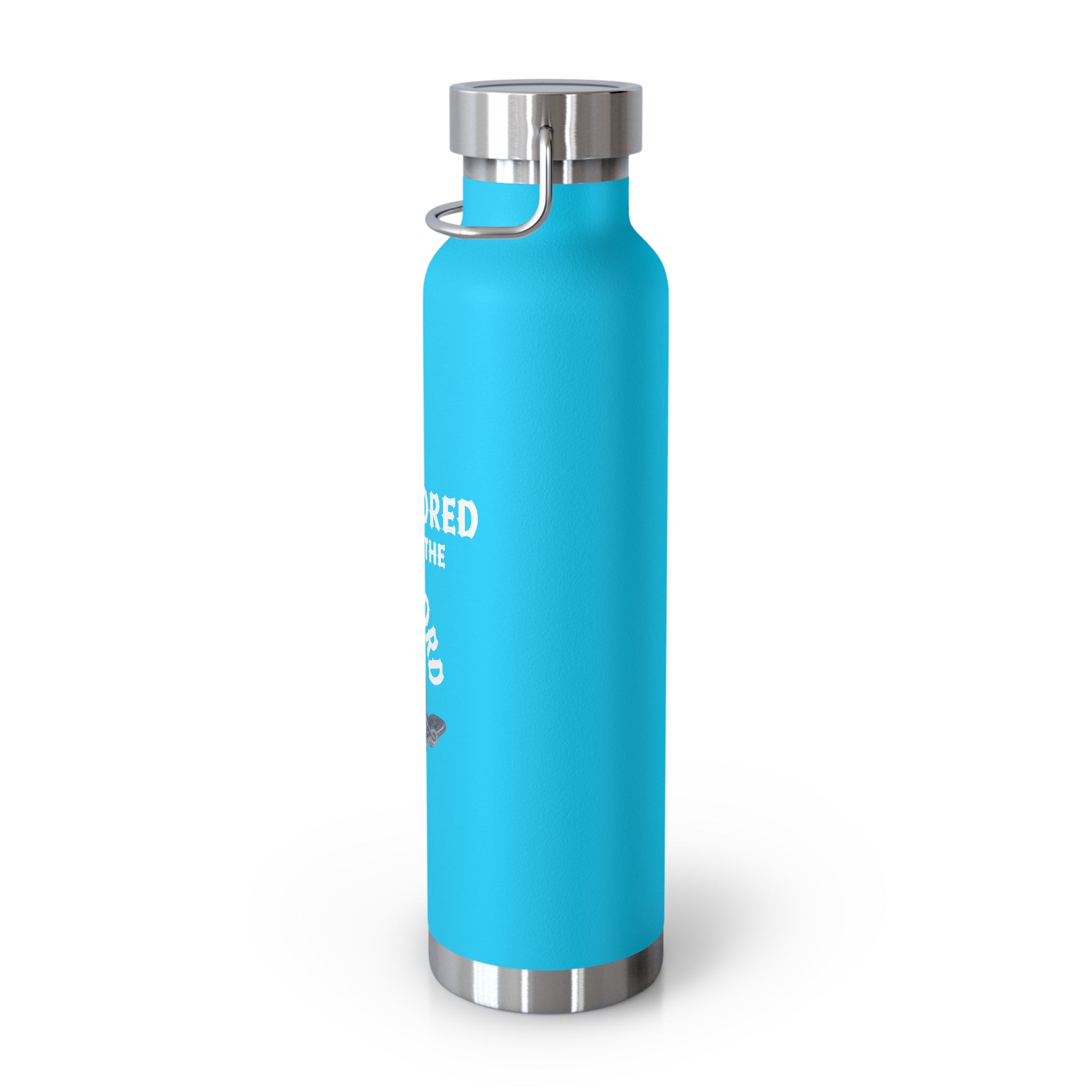 "Anchored in the Lord" 22oz Insulated Water Bottle — White