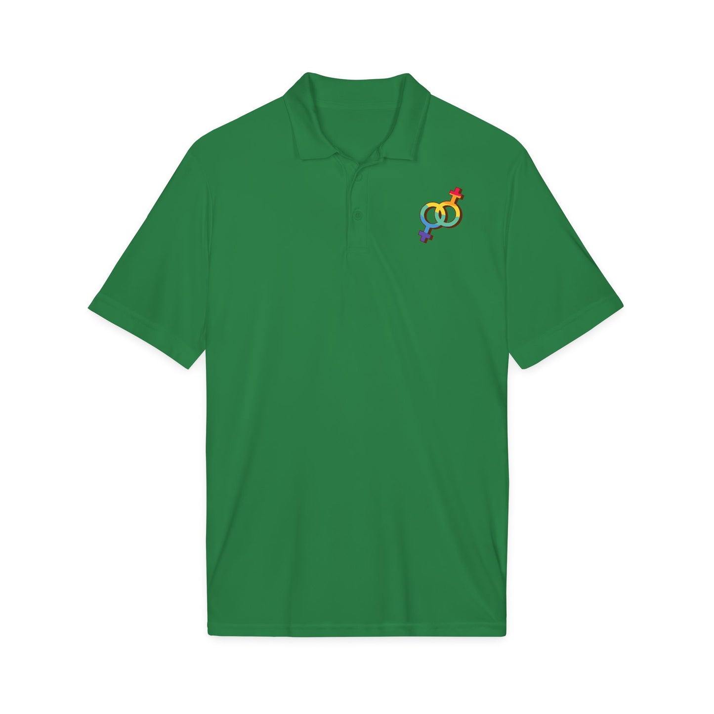 Female Rainbow Symbols Polo Shirt