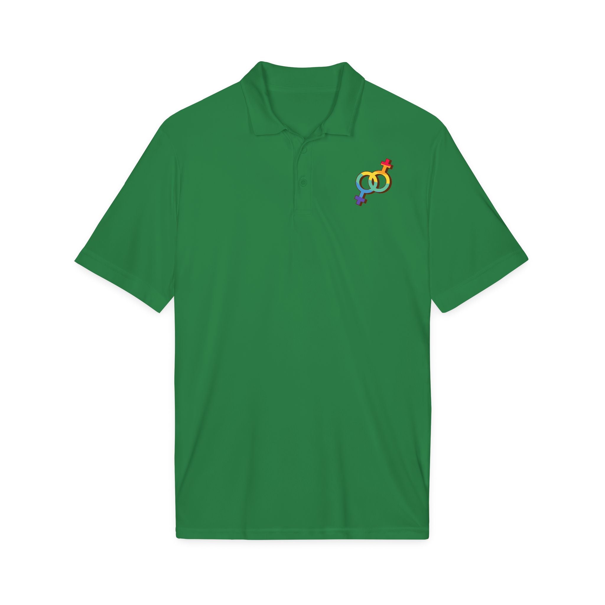 Female Rainbow Symbols Polo Shirt