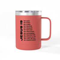 Christian Jesus Is 15oz Tumbler - Black