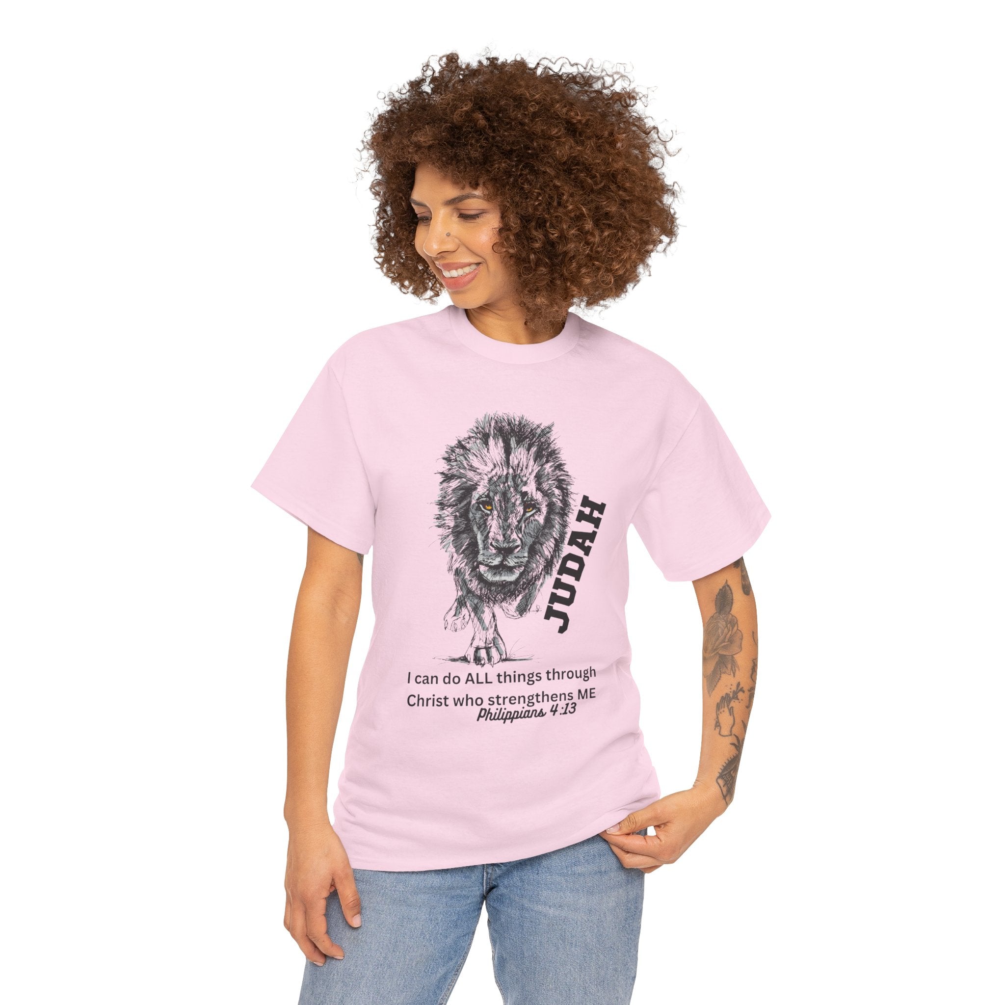 Lion of Judah – ‘I Can Do All Things’ Philippians 4:13 Tee