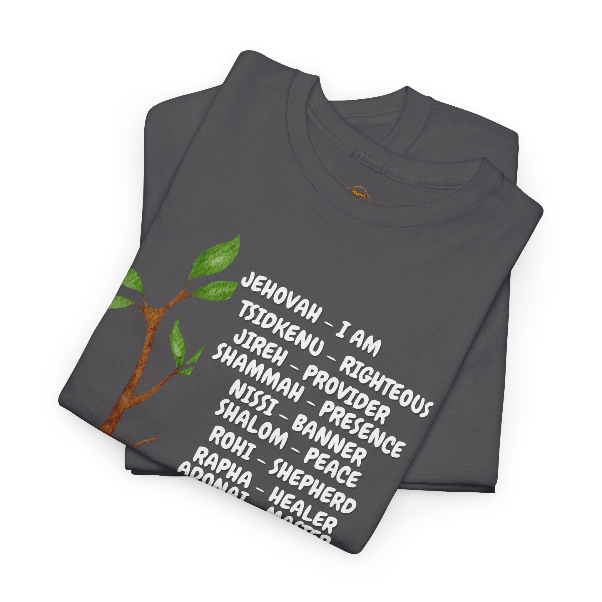 Characteristic Names of God T-Shirt - White