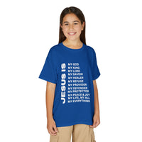 Christian JESUS IS Youth Short Sleeve - White
