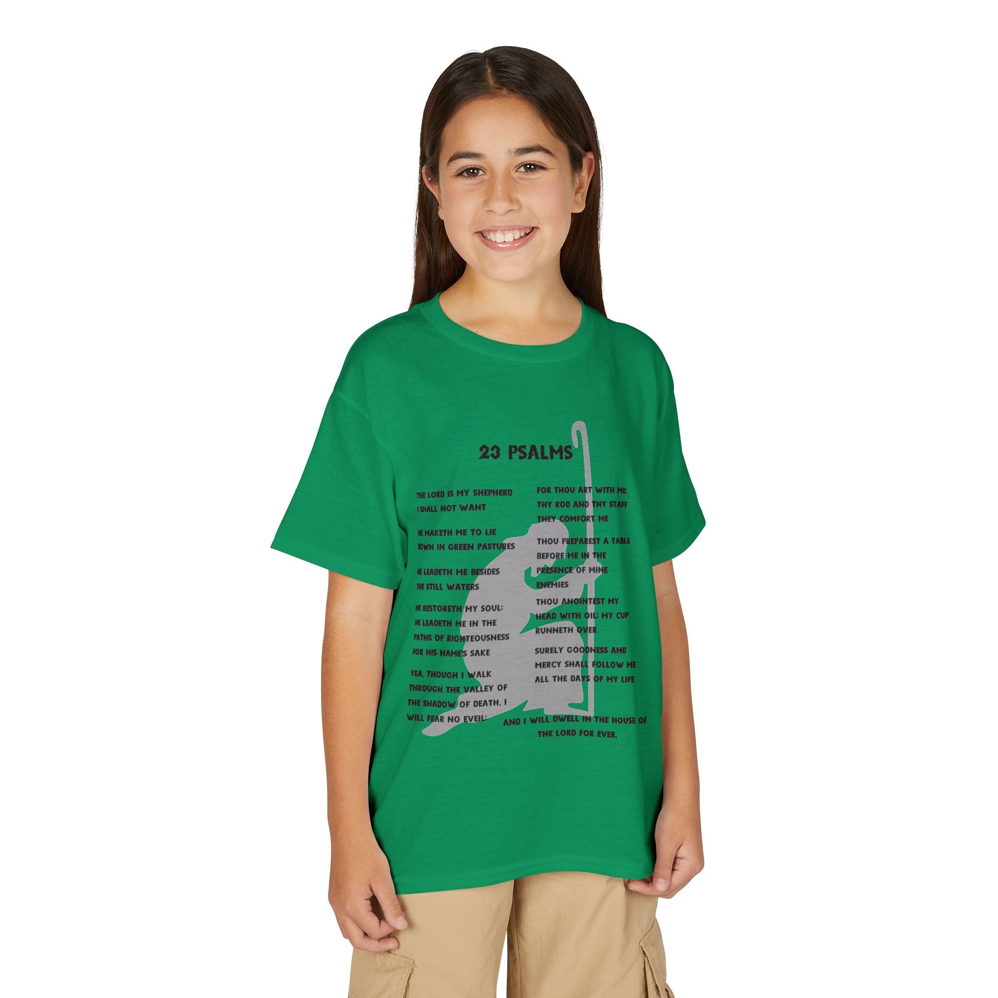 23 Psalms Youth T-shirt - Black