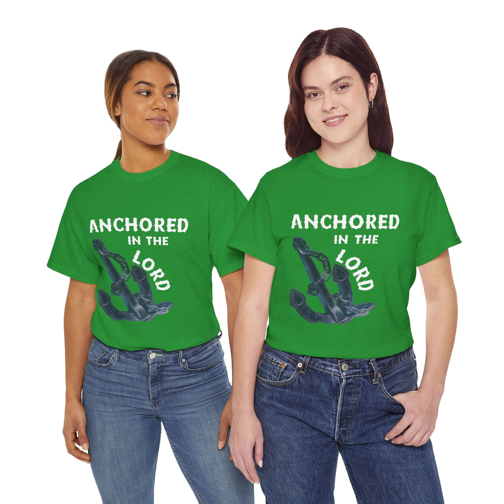 Anchored in the Lord T-Shirt - White