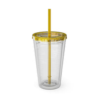 Bible Emergency Numbers 16oz Tumbler with Straw