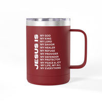 Christian Jesus Is 15oz Tumbler - White