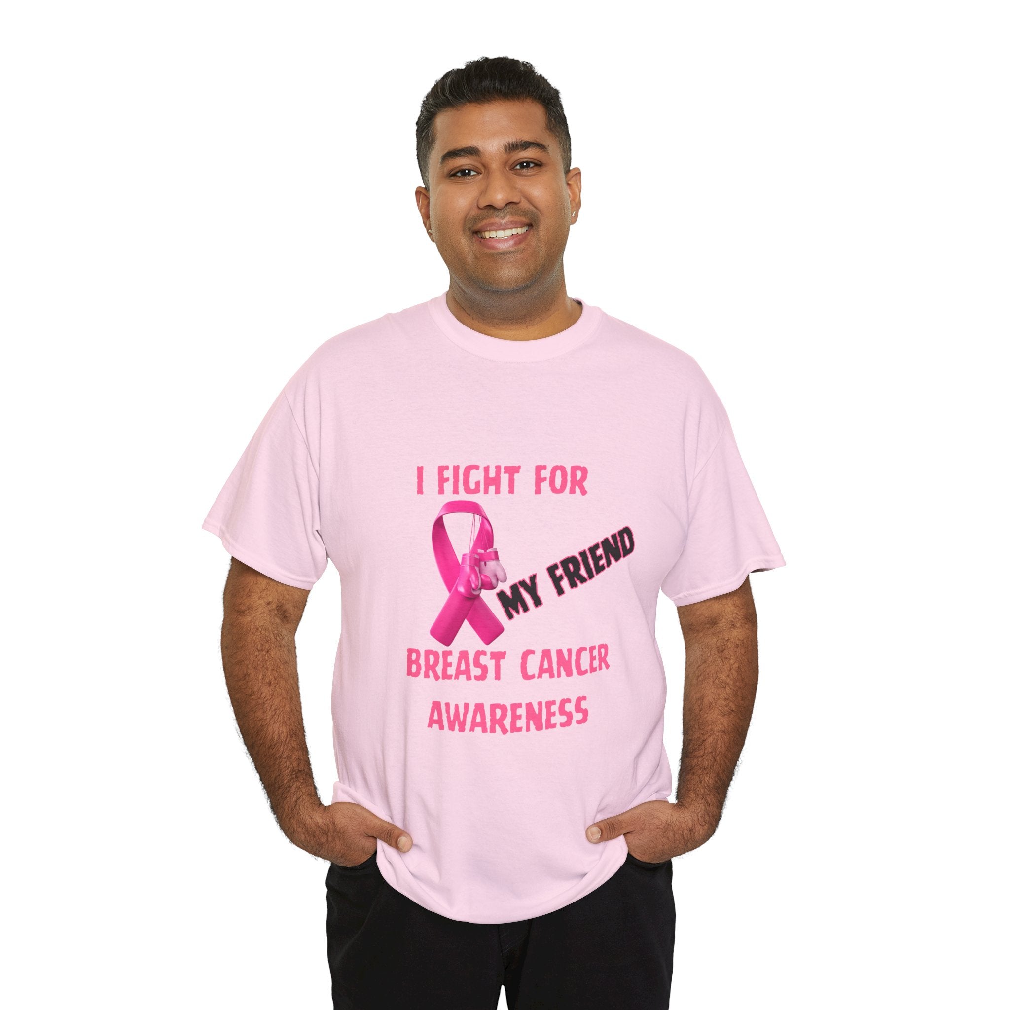 I Fight For My Friend Pink Ribbon Shirt
