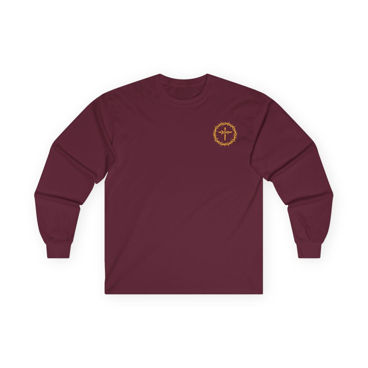 Jesus Crown of Thorns Long Sleeve Tee