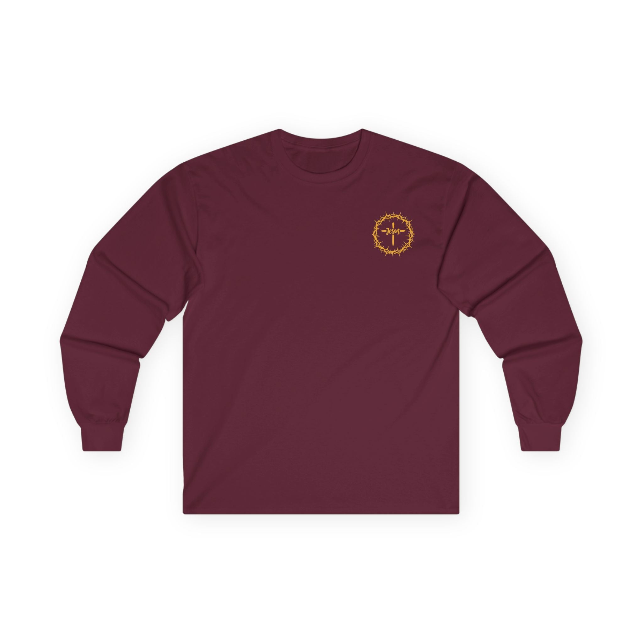 Jesus Crown of Thorns Long Sleeve Tee