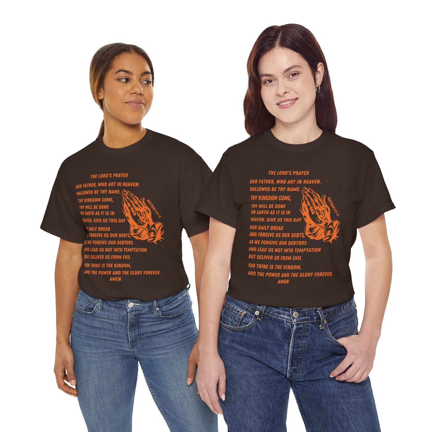 The Lord’s Prayer T-Shirt - Orange