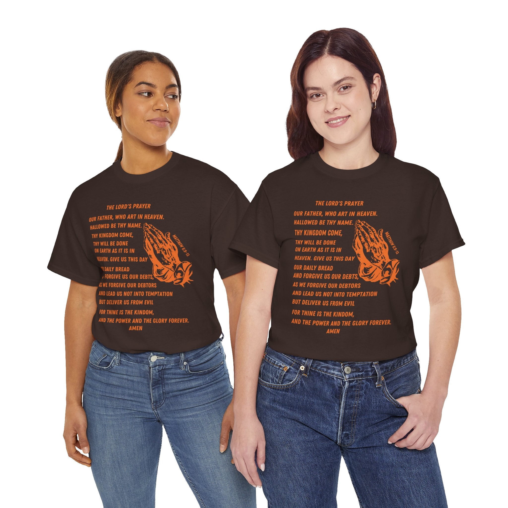 The Lord’s Prayer T-Shirt - Orange
